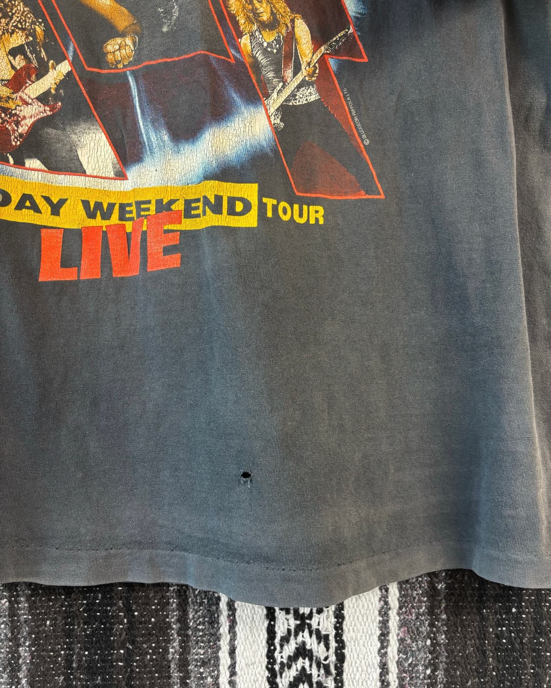 90s def leppard 7-DAY WEEKEND TOUR 티셔츠 상품이미지5