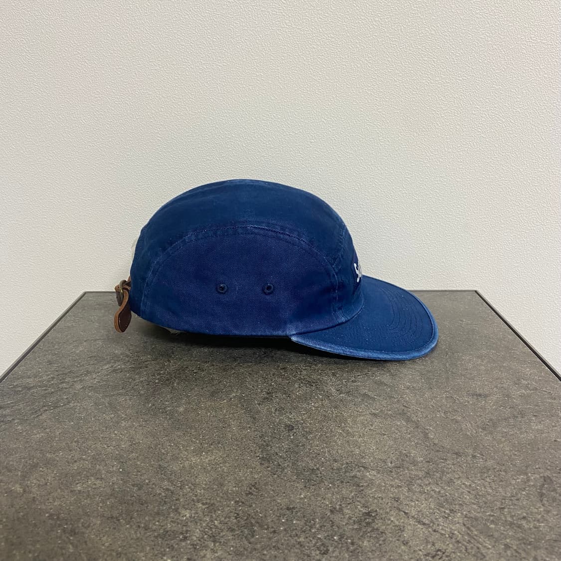 (OS) 슈프림 박스로고 캠프캡 모자 워시드 치노 인디고 상품이미지2