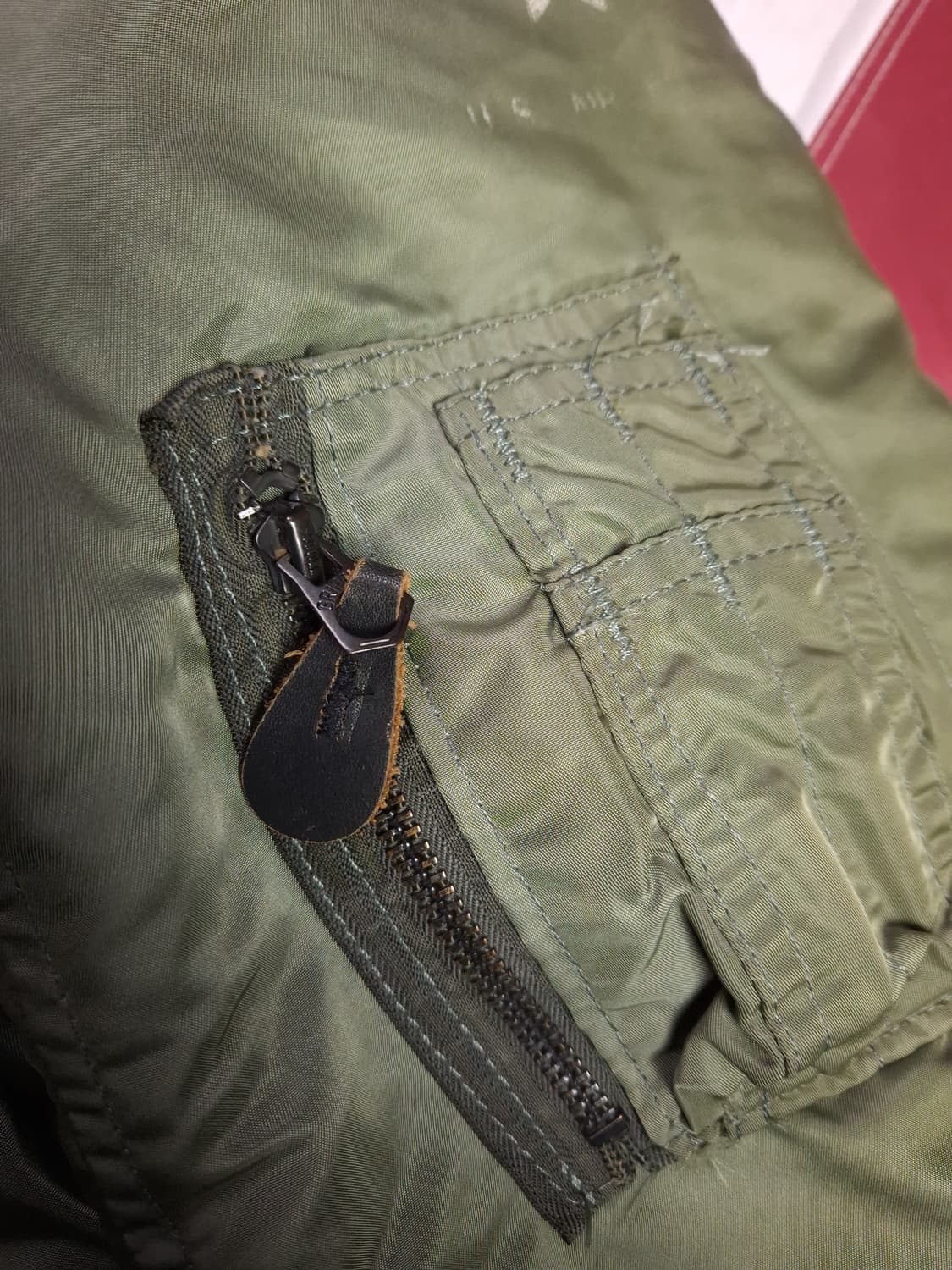 오리지날 90's 미국제조 호프사 미공군 MA-1항공점퍼 상품이미지6