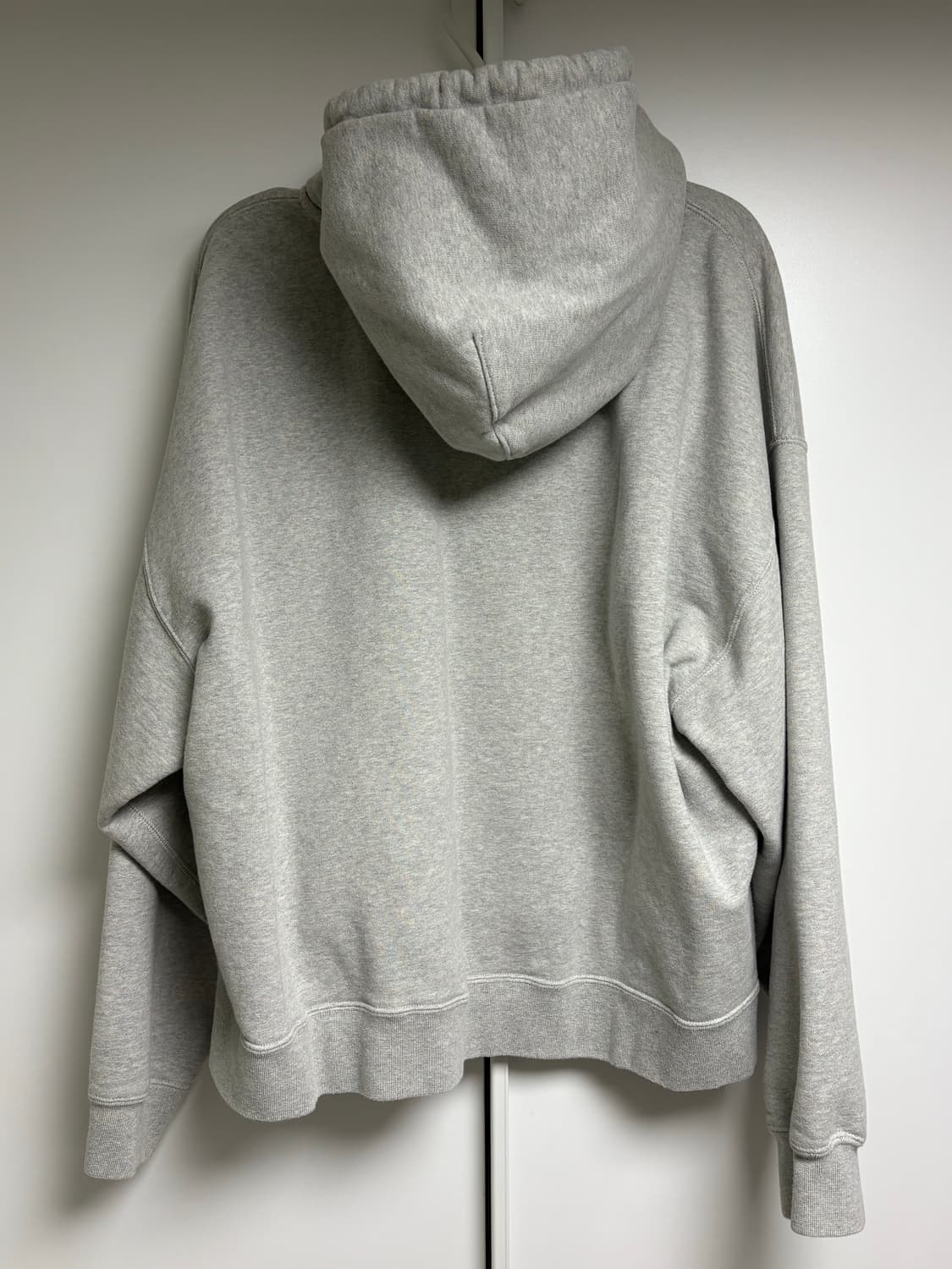 나이키 x 스투시 풀 집 플리스 후드 그레이 헤더 XL 상품이미지2