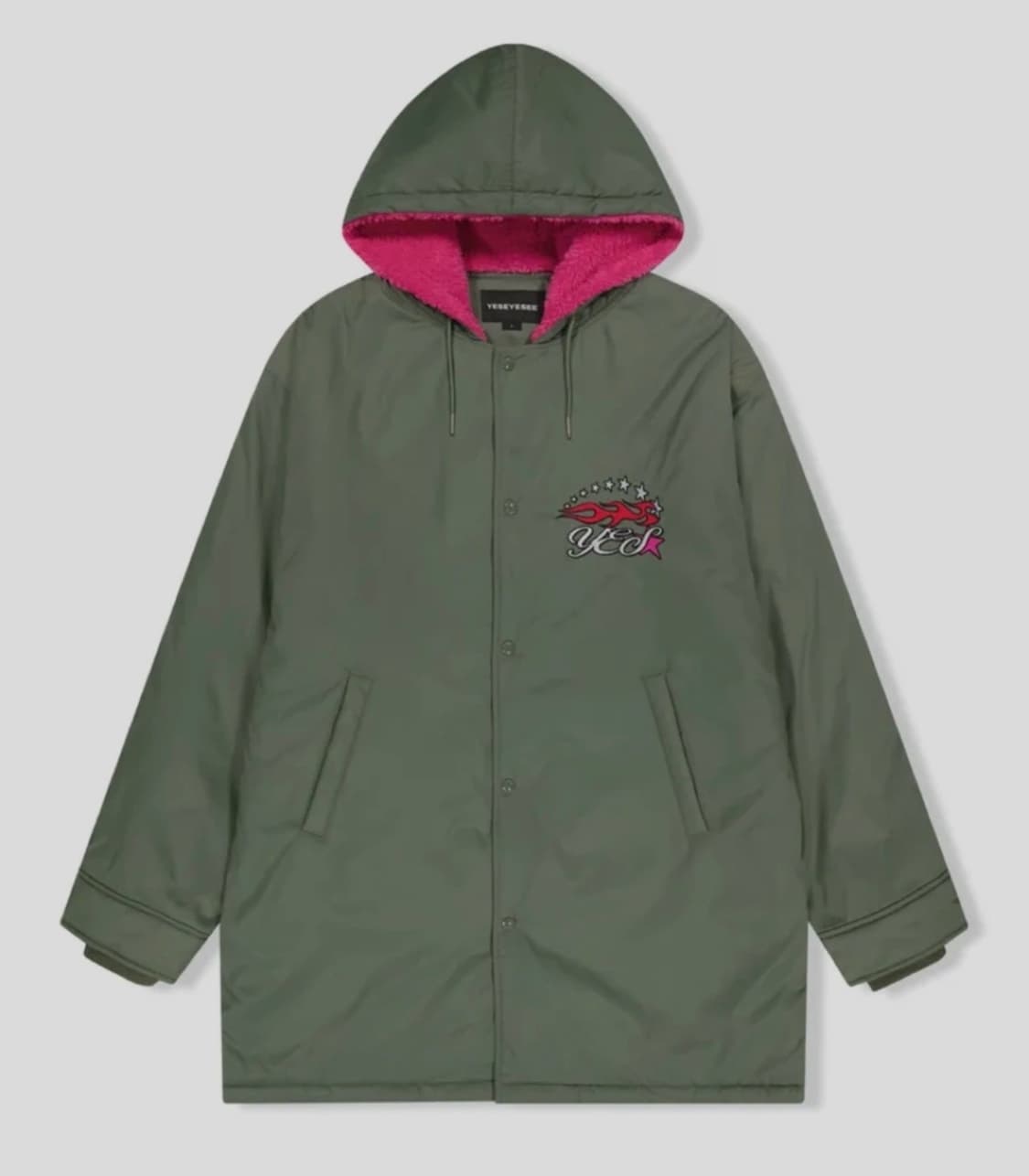 Hairy Lining Long Parka Sage Green 상품이미지1