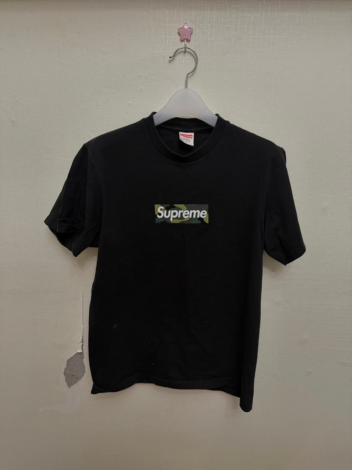 슈프림 박스로고 티셔츠 블랙  상품이미지1