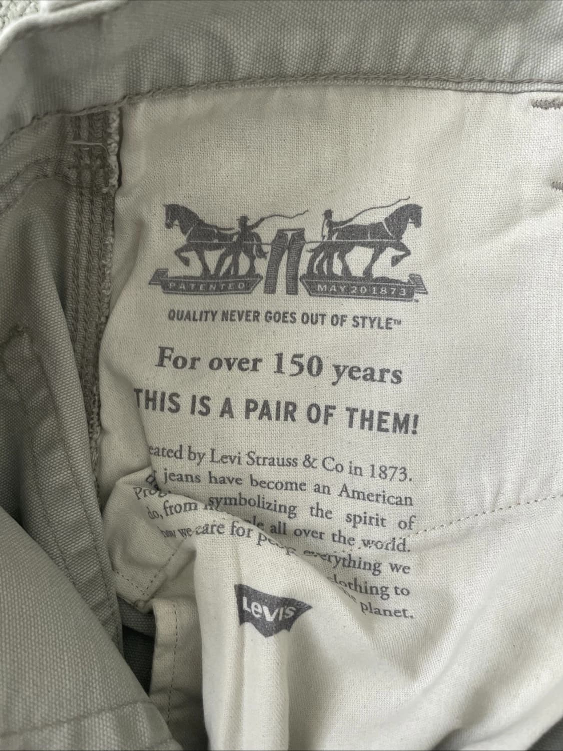 리바이스 568 루즈 스트레이트 더블 니 카펜터 팬츠 상품이미지9