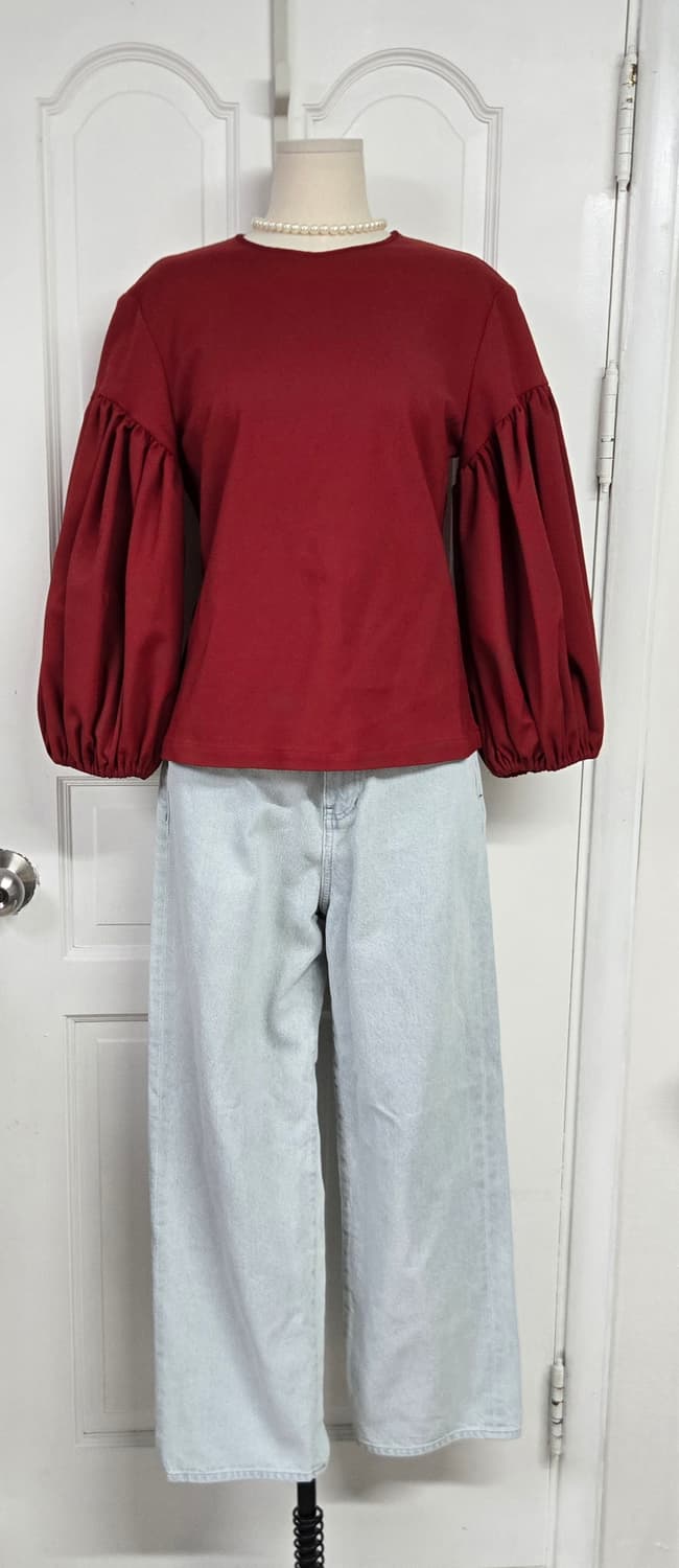 Rosie assoulin로지 아설린 볼륨 슬리브 블라우스 상품이미지2