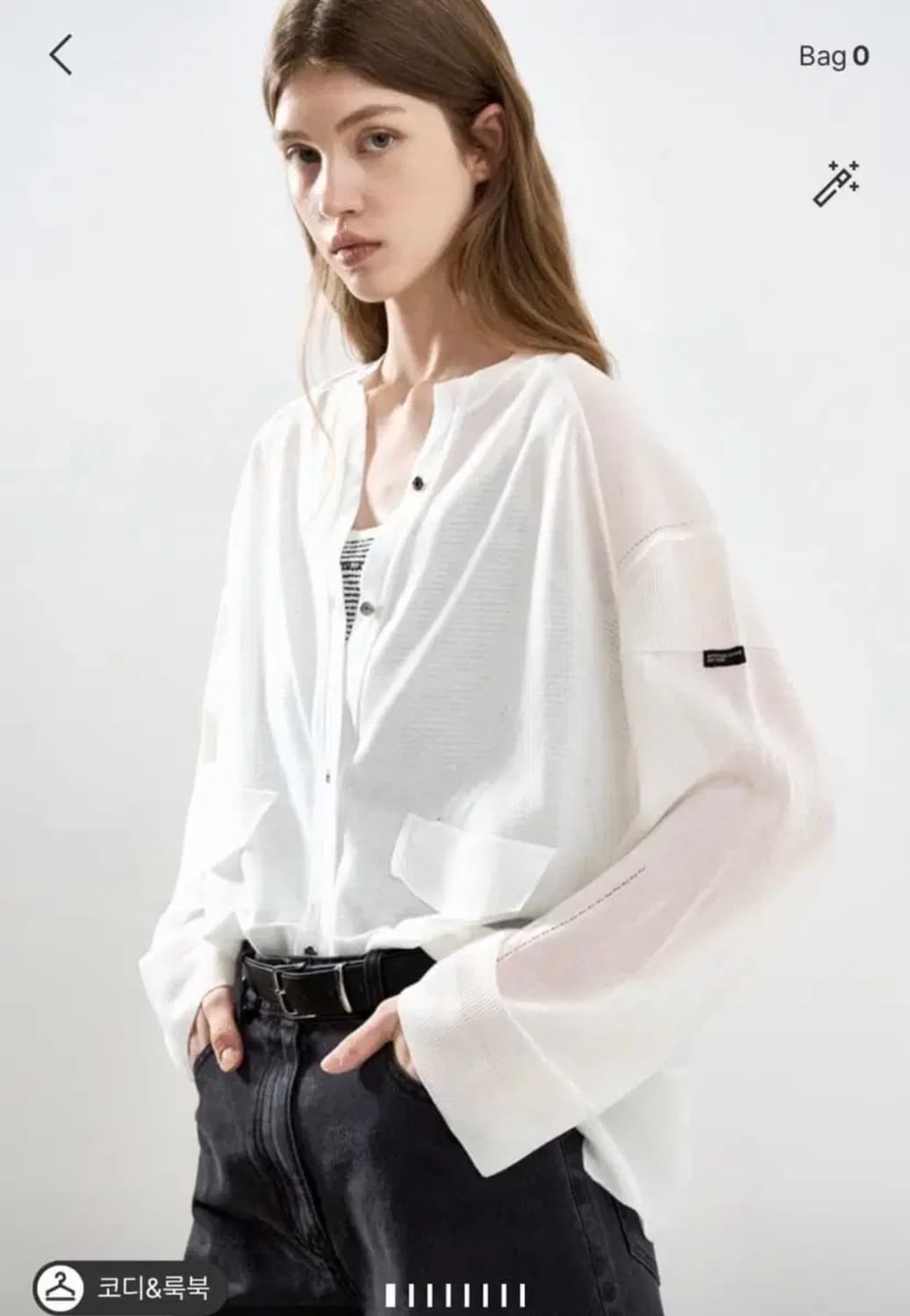 한섬시스템가디건 상품이미지9