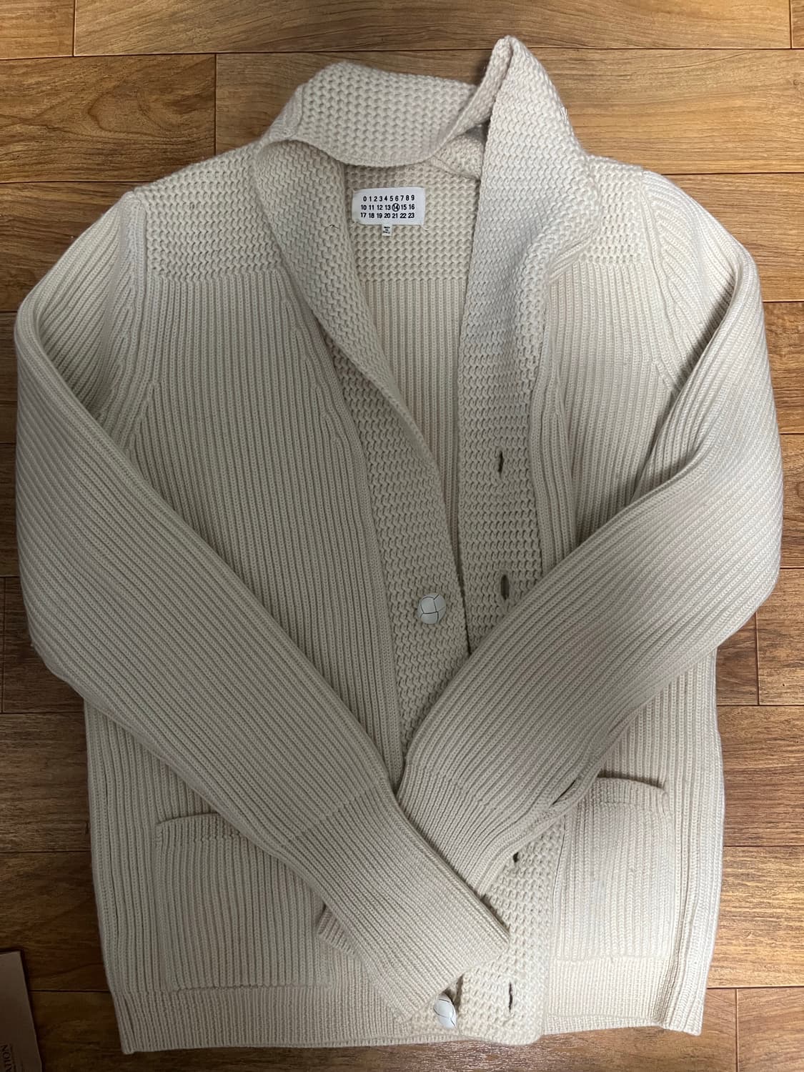 마르지엘라 아이보리 가디건m 상품이미지1