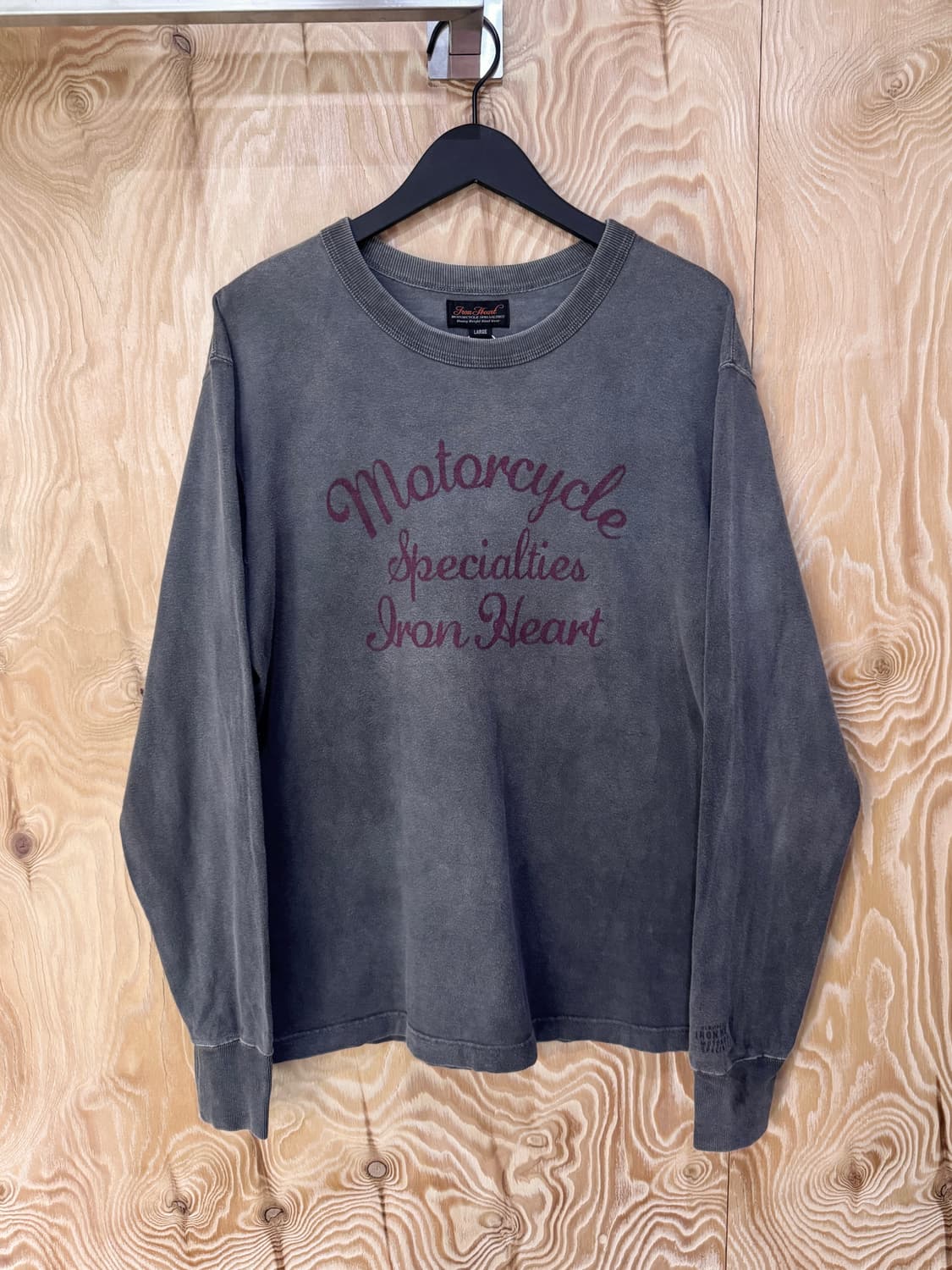 아이언하트 모터사이클 워시드 롱슬리브 상품이미지1