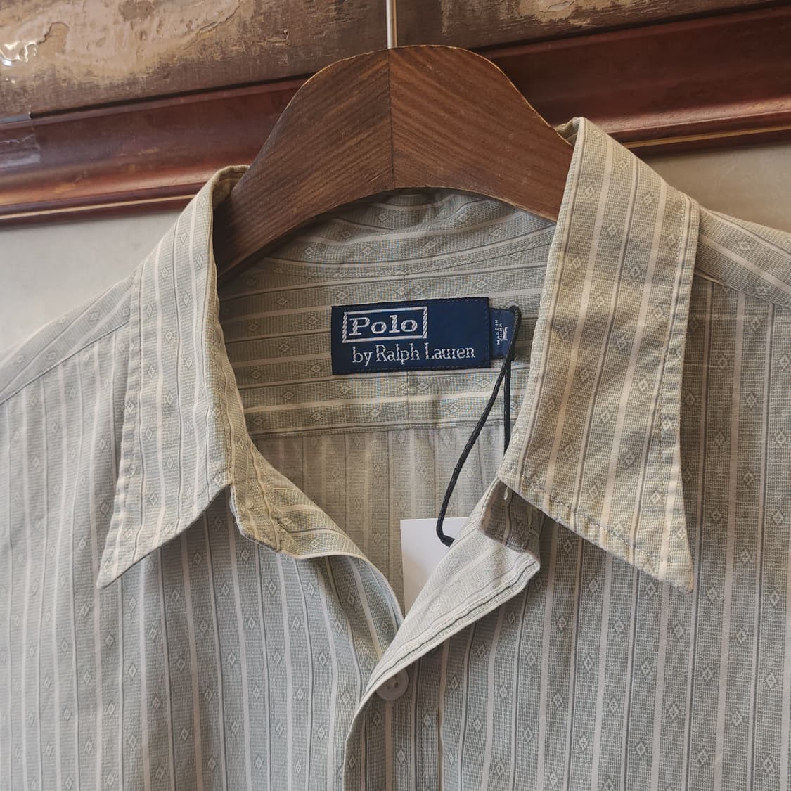 90s 폴로 나바호 패턴 스트라이프 셔츠 패턴셔츠 m 상품이미지4