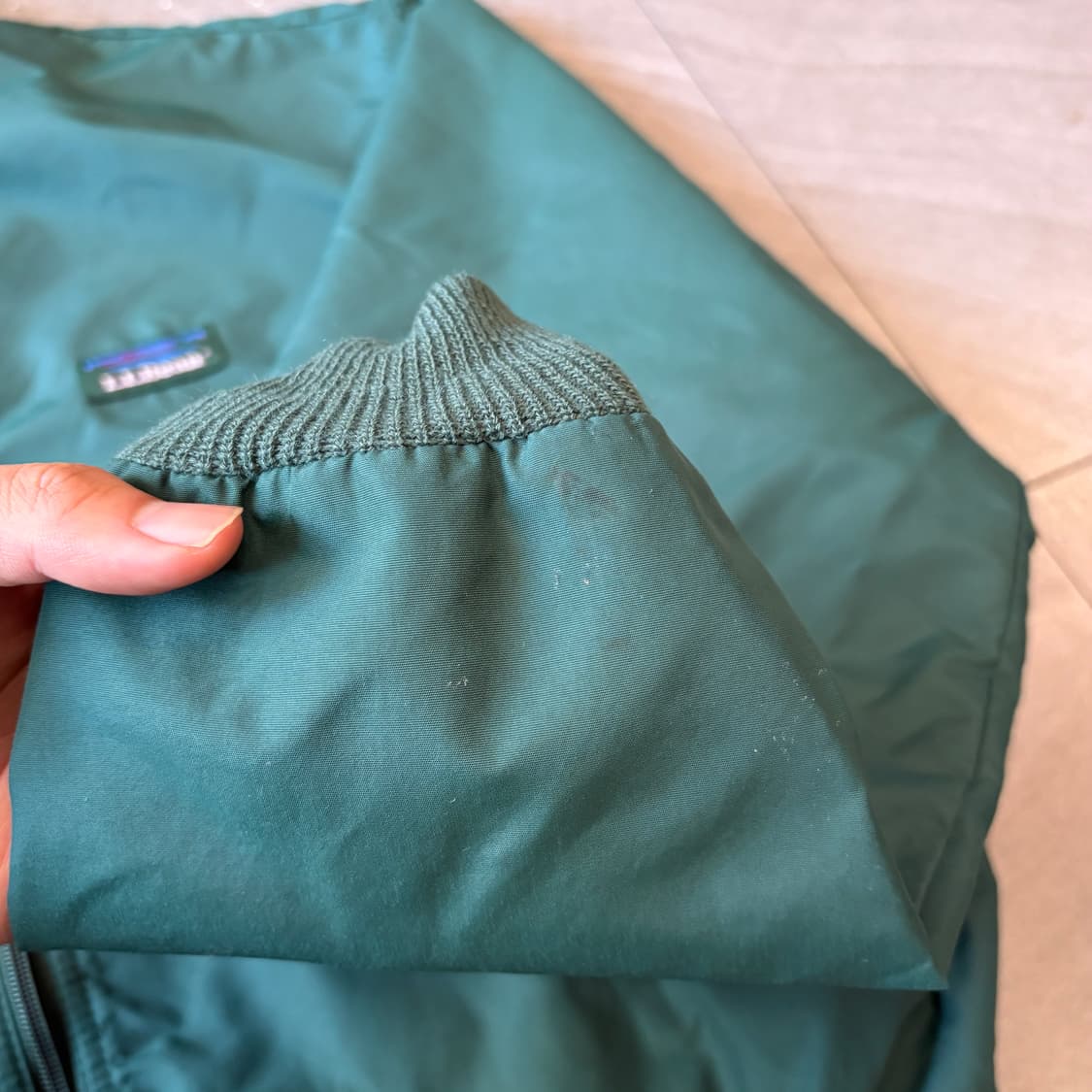 90s 90년대 엘엘빈 쓰리 시즌 그린 웜업 자켓 상품이미지9