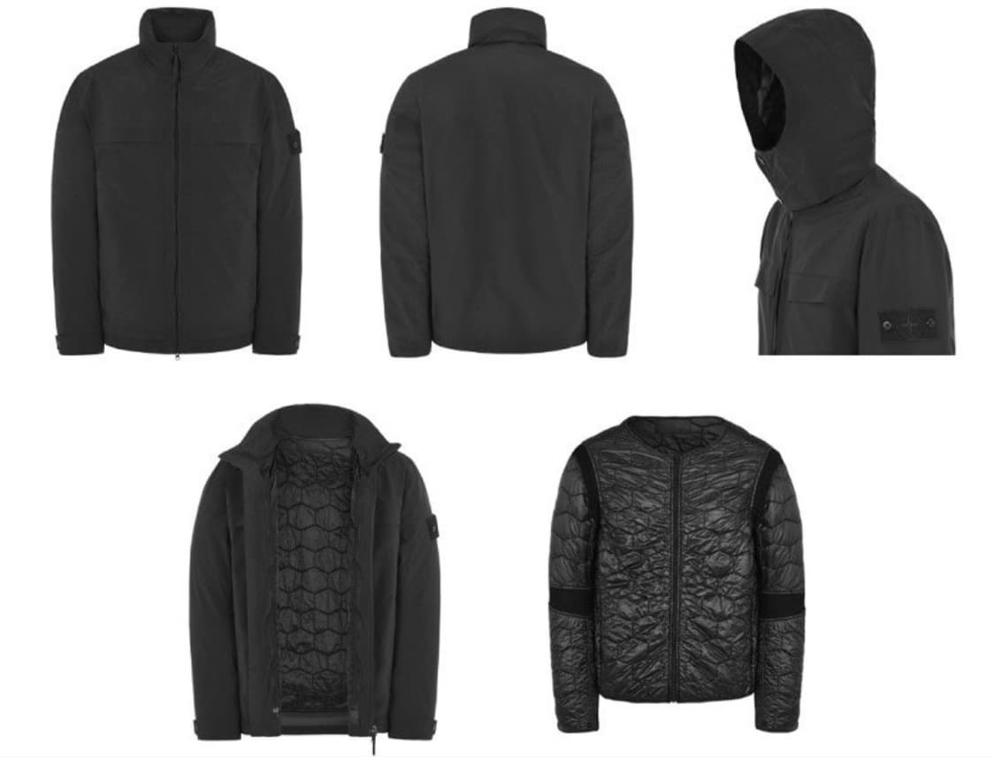 [M] 스톤아일랜드 고스트피스 탱크 자켓 블랙 상품이미지4