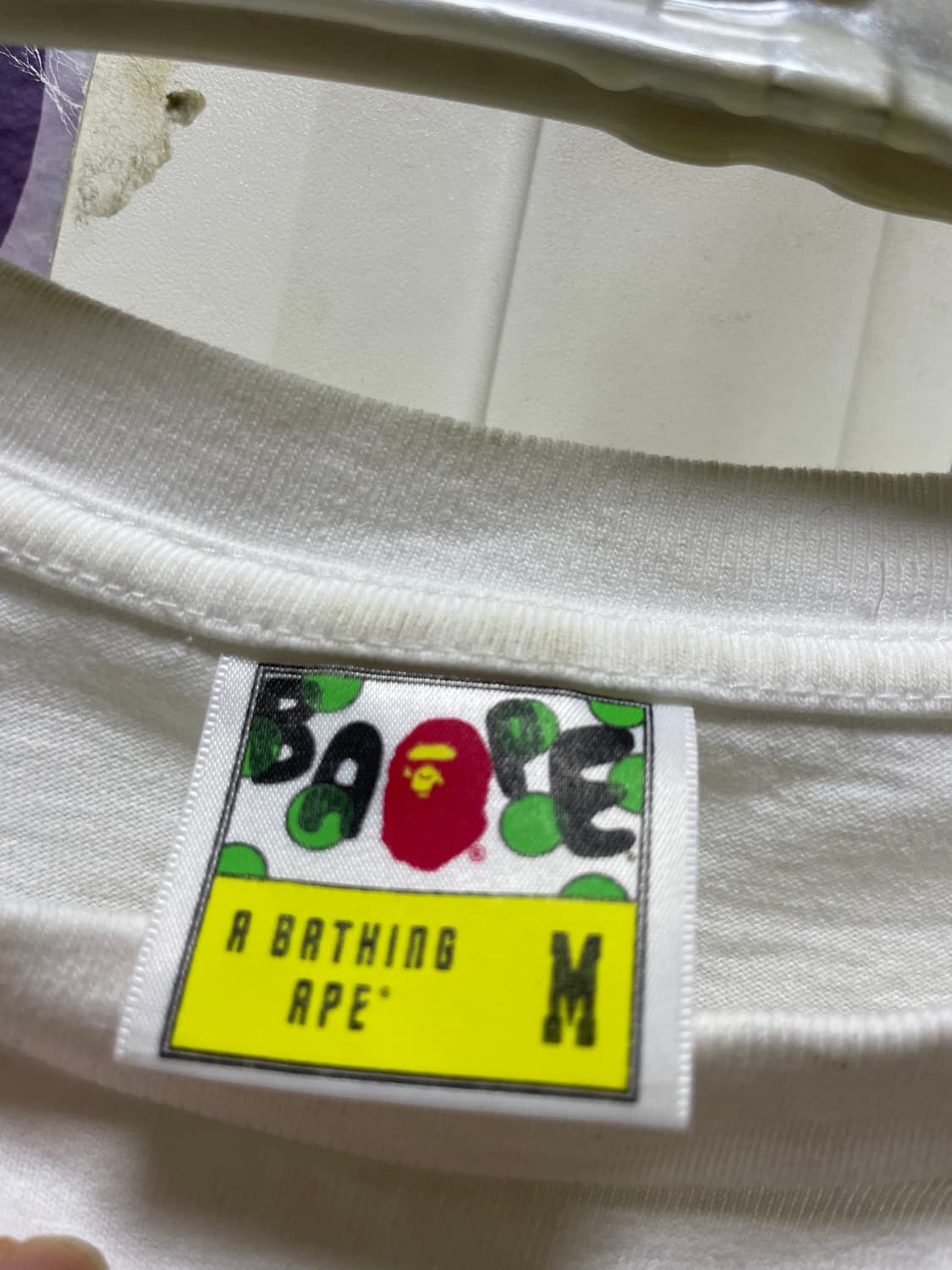 빈티지 베이프 재팬 빅로고 반팔티 M 상품이미지8