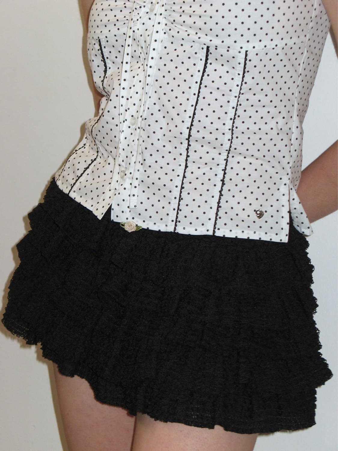 새상품) 크랭크 프릴치마바지 상품이미지1