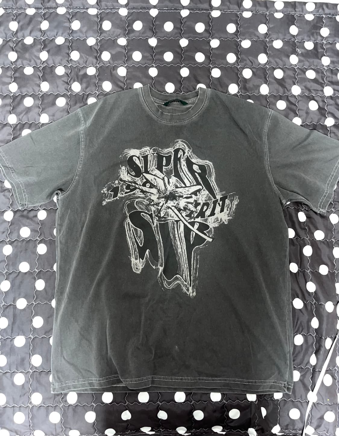 supersub 빈티지 워싱 티셔츠 프린팅 반팔 스트릿 상품이미지2