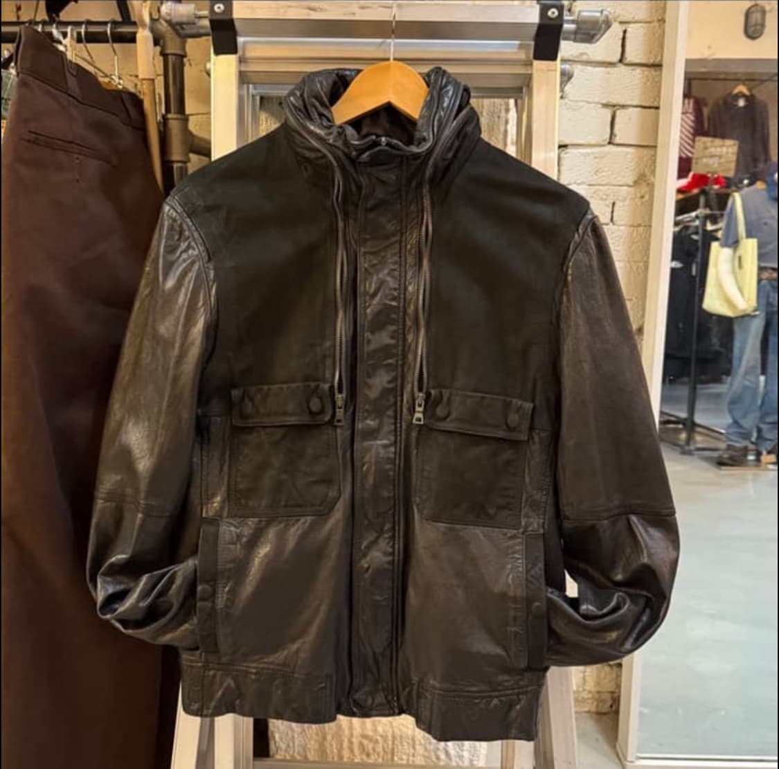 솔리드 옴므 가죽자켓 상품이미지1