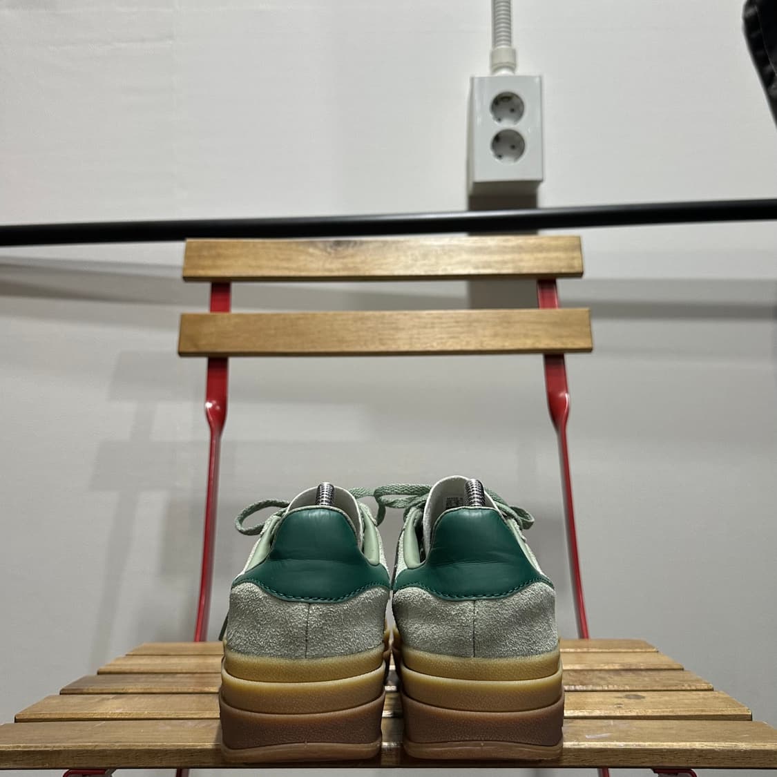 235) 아디다스 운동화 여성 여자 신발 가젤 볼드 빈티지 그린 상품이미지4