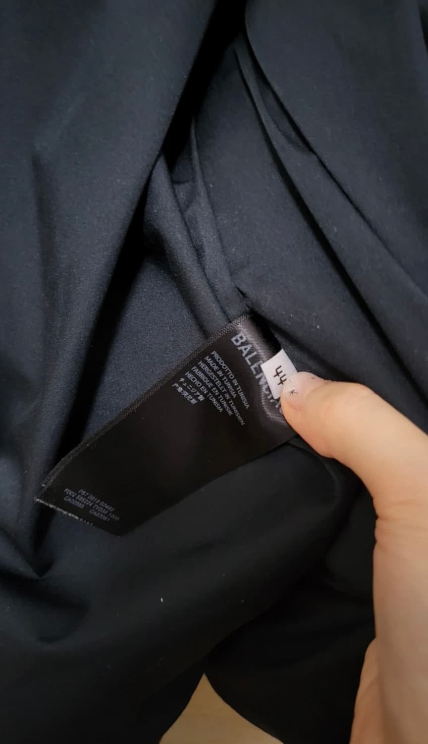 발렌시아가 남성 블랙 패딩 44사이즈 상품이미지2