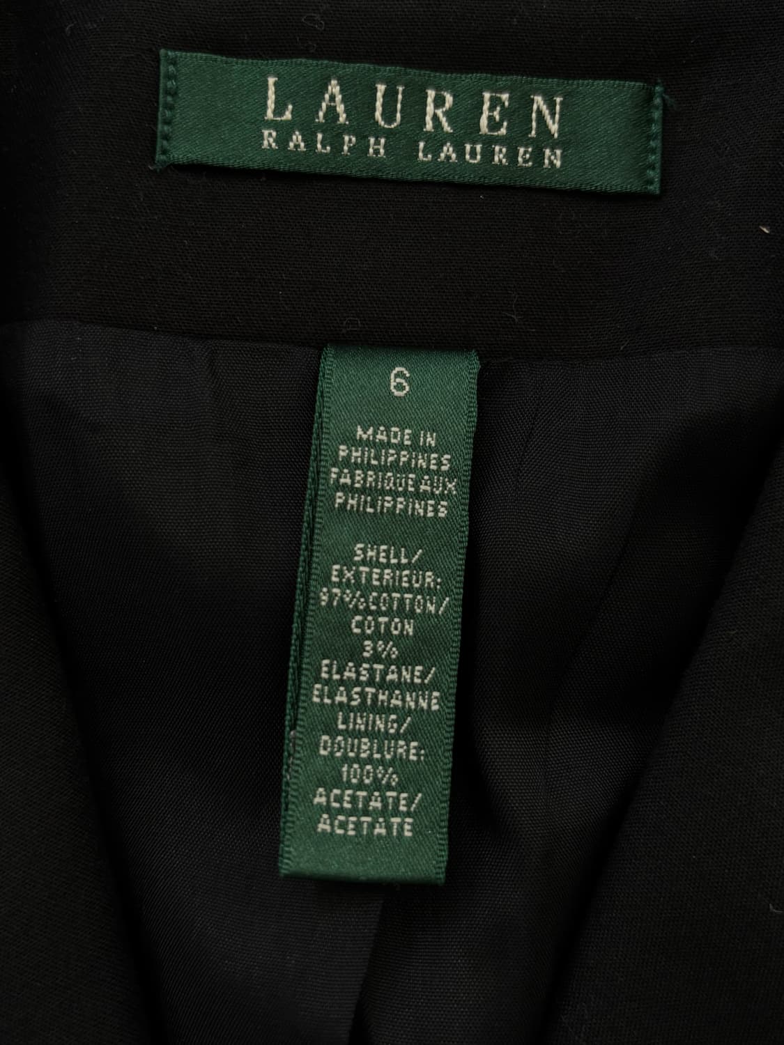 Polo 랄프로렌 블랙 와펜 금장 버튼 블레이저 상품이미지5