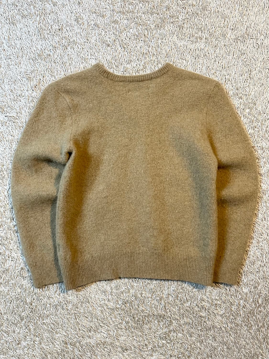 폴로 랄프로렌 브라운포니 램스울 브이넥 니트 베이지 상품이미지3