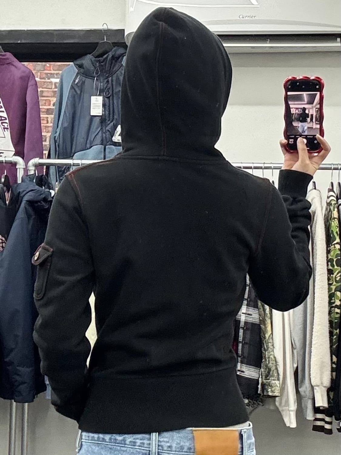 본더치 사이드 포켓 후드집업 상품이미지5