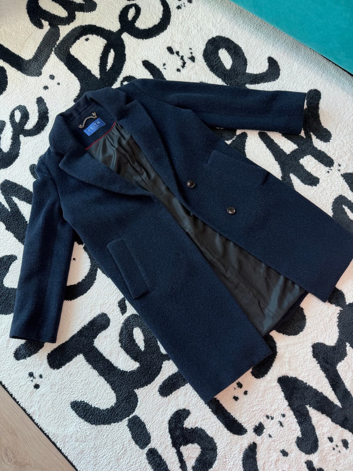 Keith London 네이비 코트 상품이미지1
