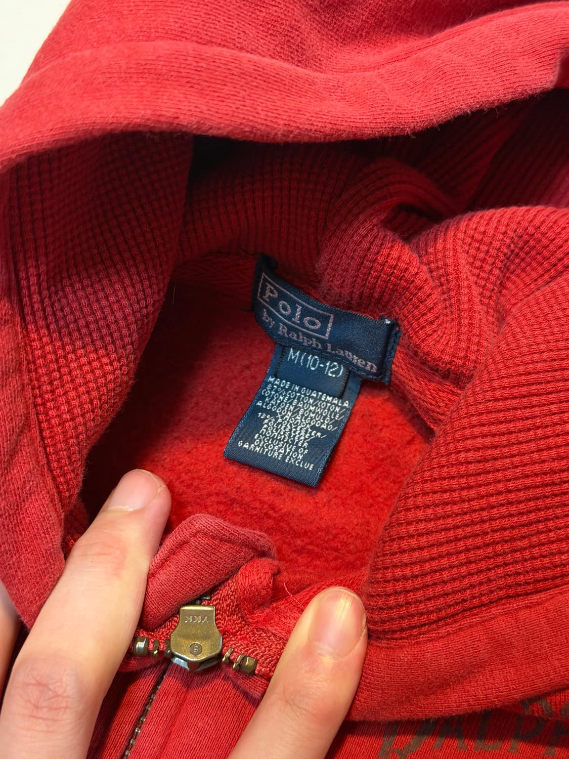 폴로 랄프로렌 빅포니 치프키프 성조기 후드집업 레드 상품이미지3