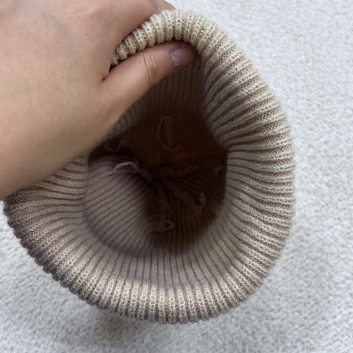 F 빈티지 페이스 로고 스퀘어 비니 0402E 상품이미지5