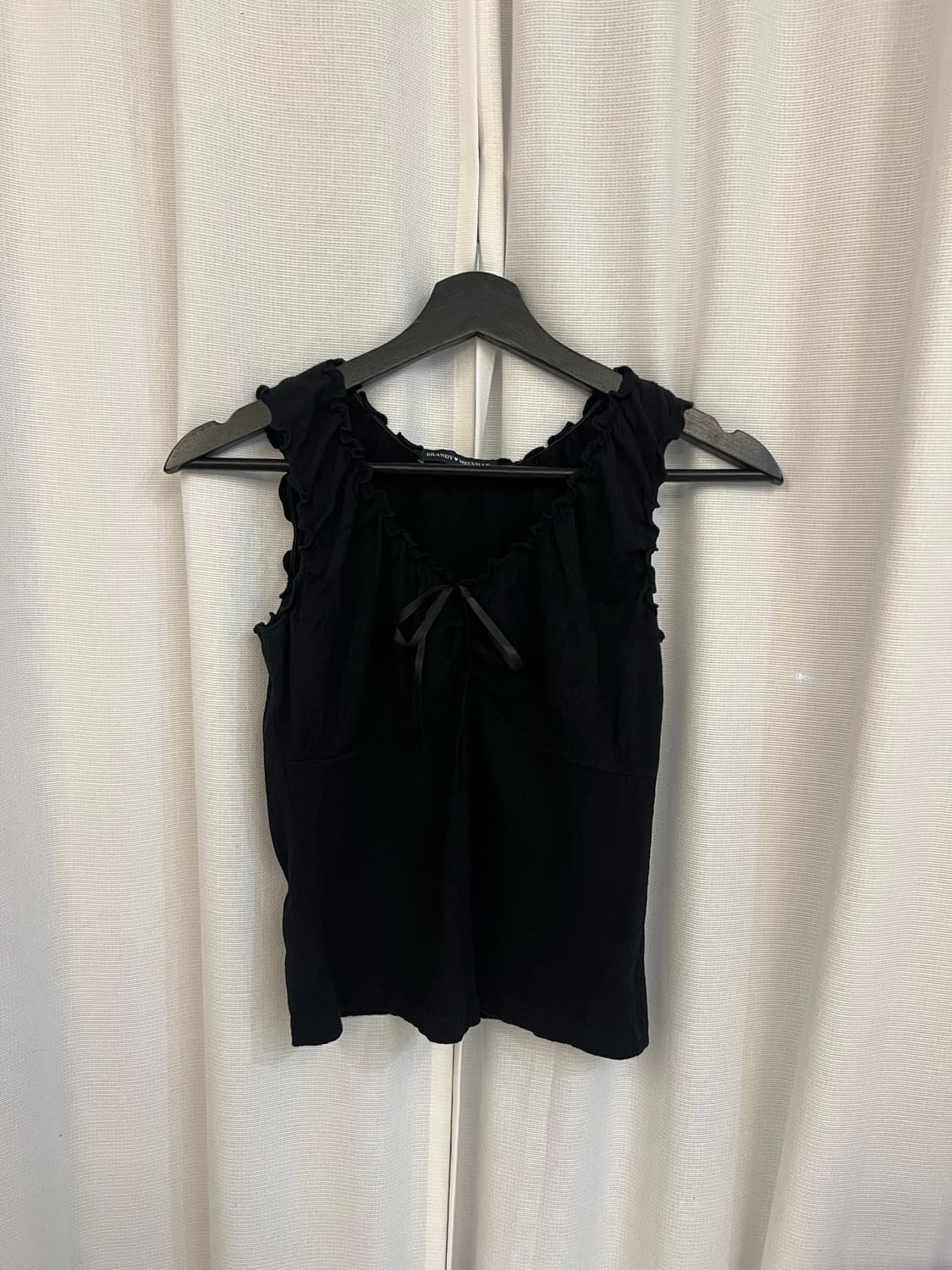 브랜드멜빌 리본 나시 블랙 상품이미지1