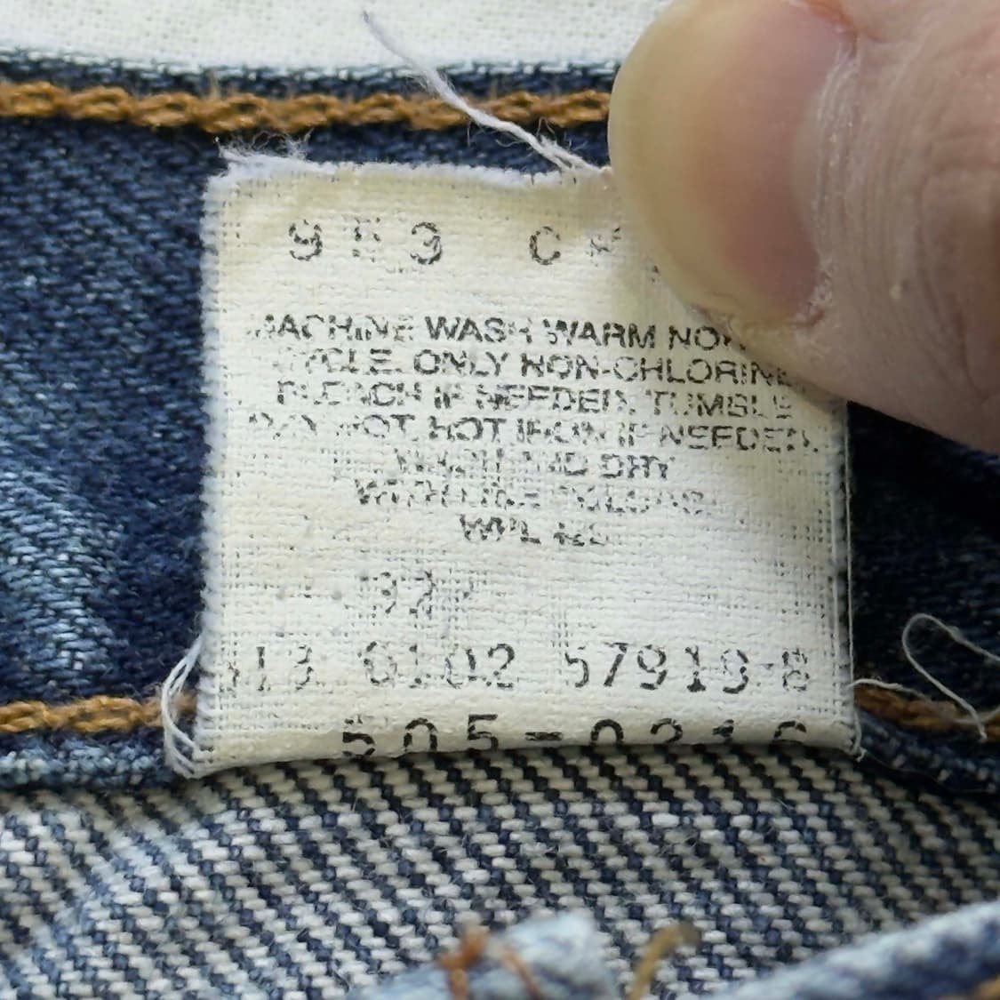 00s 리바이스 505 데님팬츠 W38 L32 상품이미지6