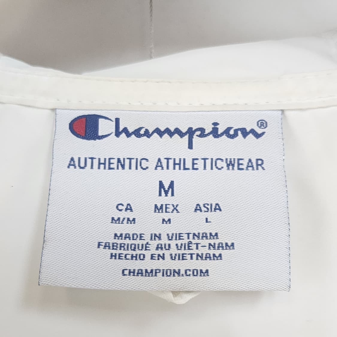 챔피온 화이트 후드 바람막이 상품이미지3