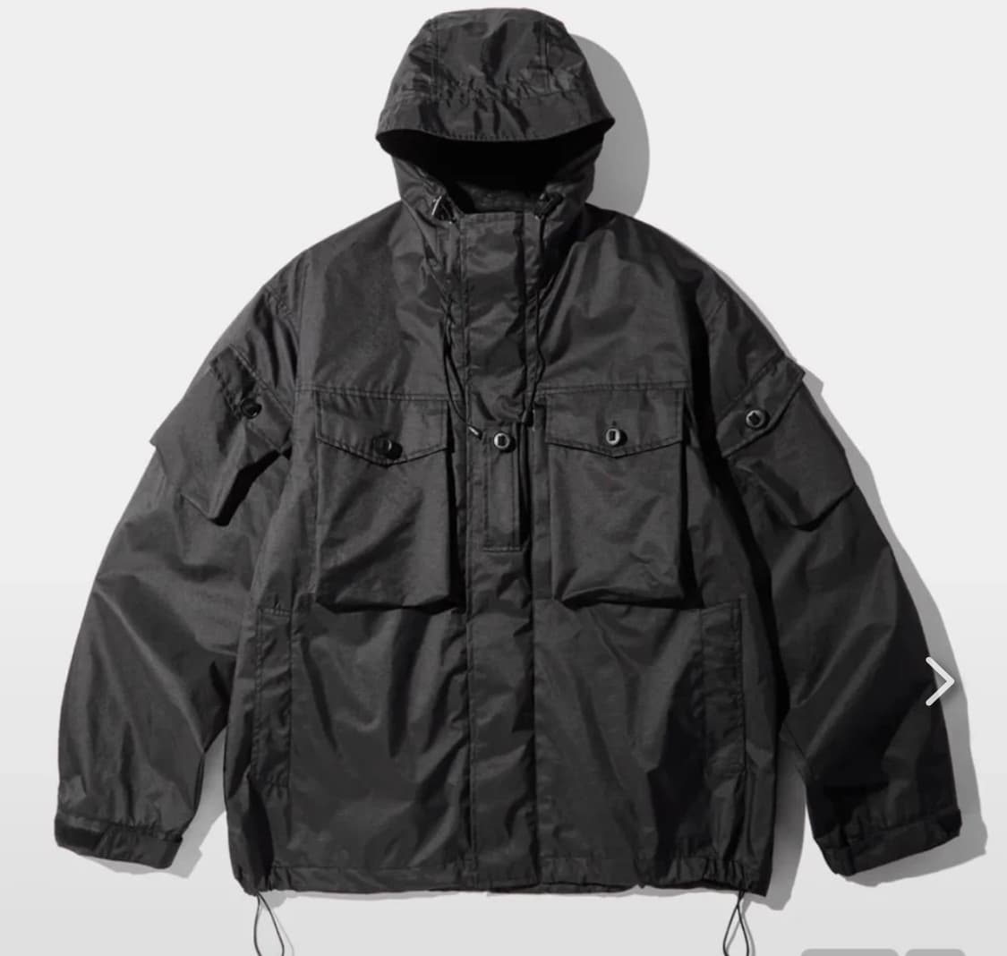 아웃스탠딩 3레이어 컴뱃 포켓파카 바람막이 자켓(블랙,3) 상품이미지1