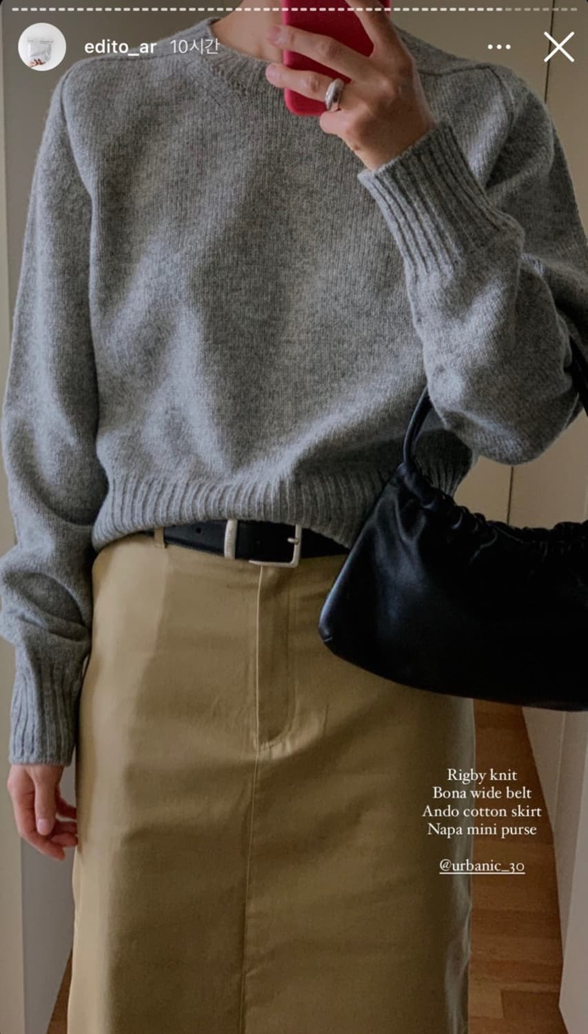 얼바닉 릭비 니트 그레이  상품이미지2