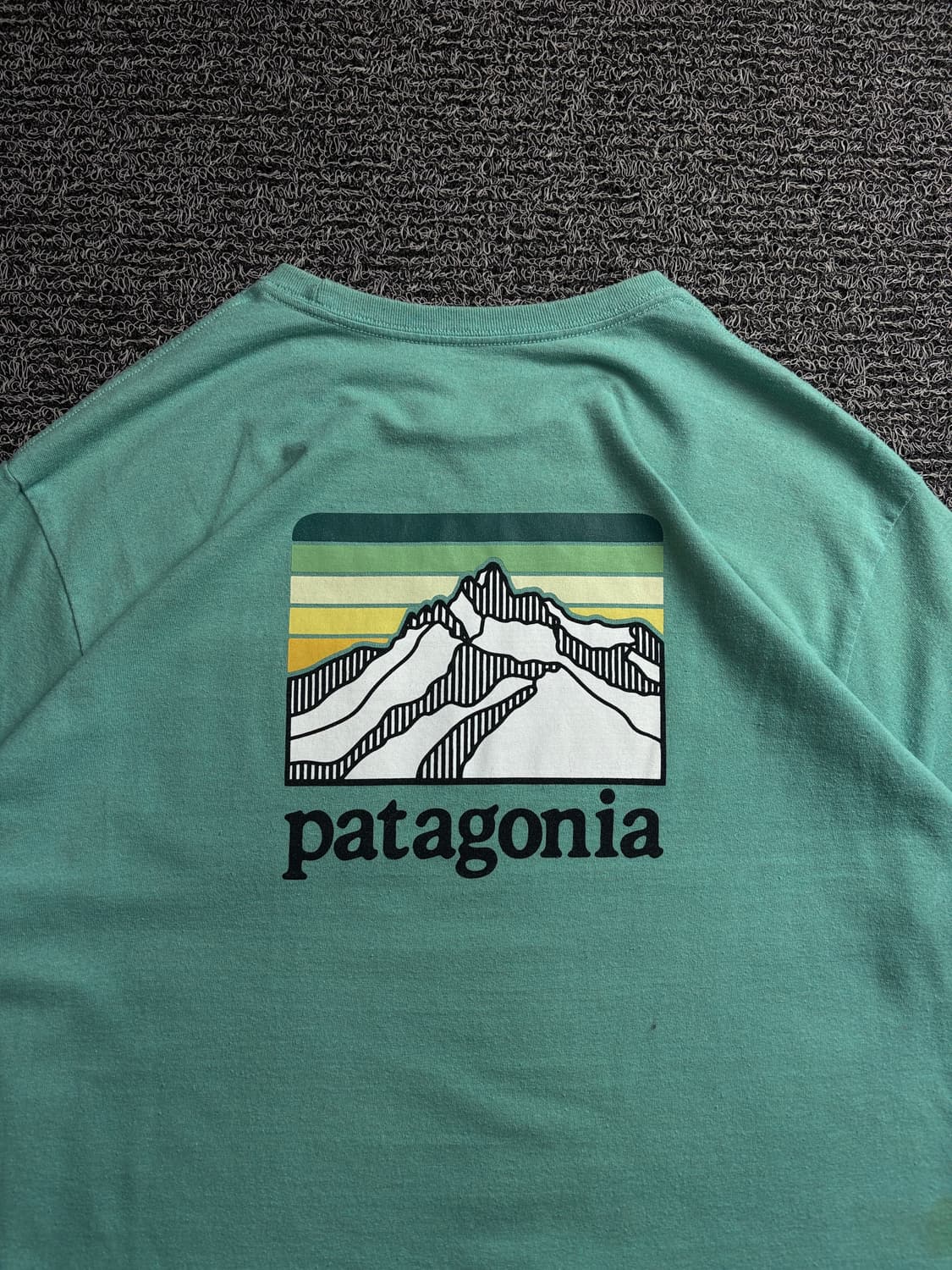 파타고니아 라인로고 릿지 포켓 리스폰서빌리티 티셔츠 3305 상품이미지1