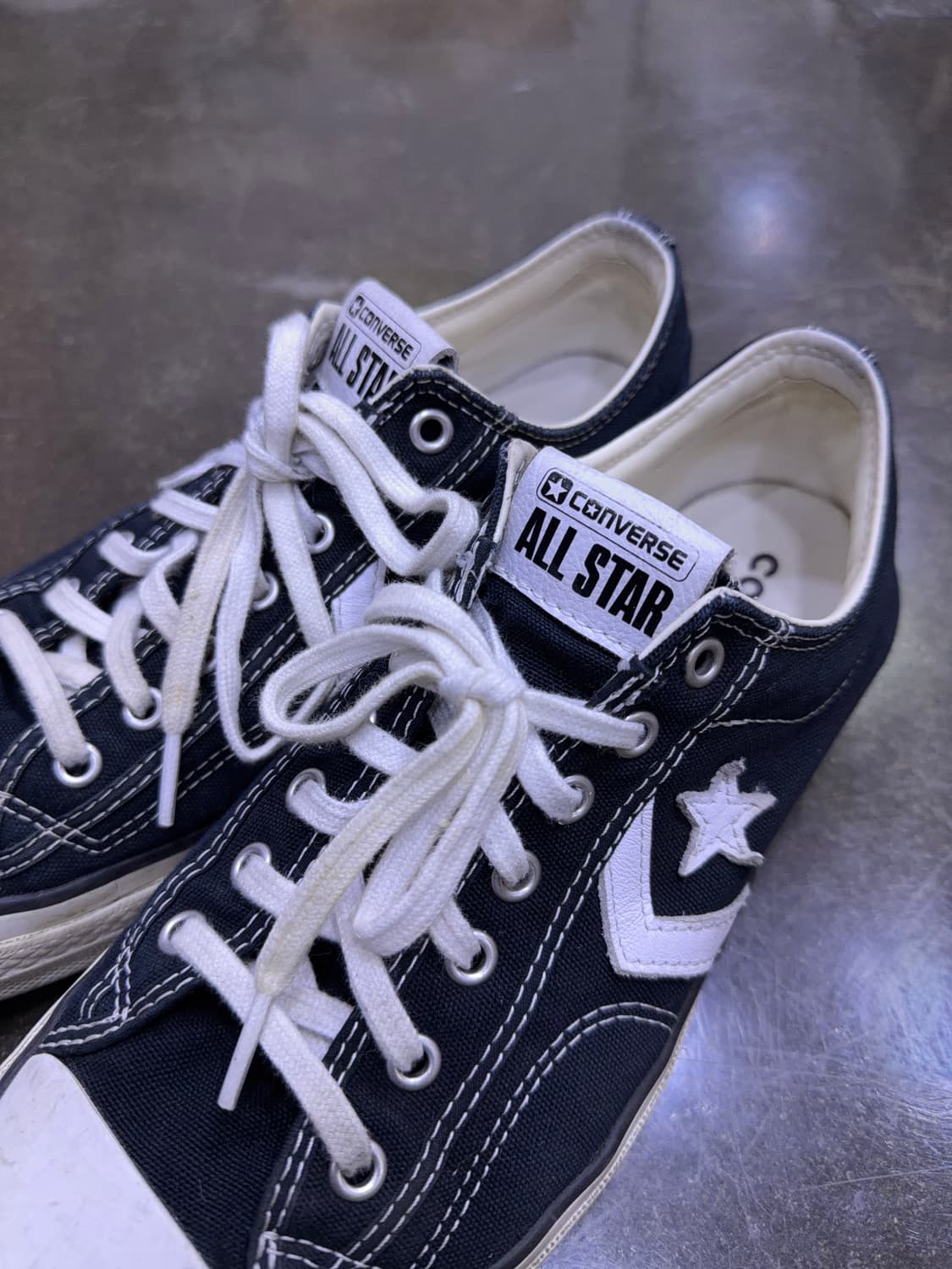 컨버스 올스타 원스타 캔버스 로우 스니커즈 블랙 270 상품이미지4