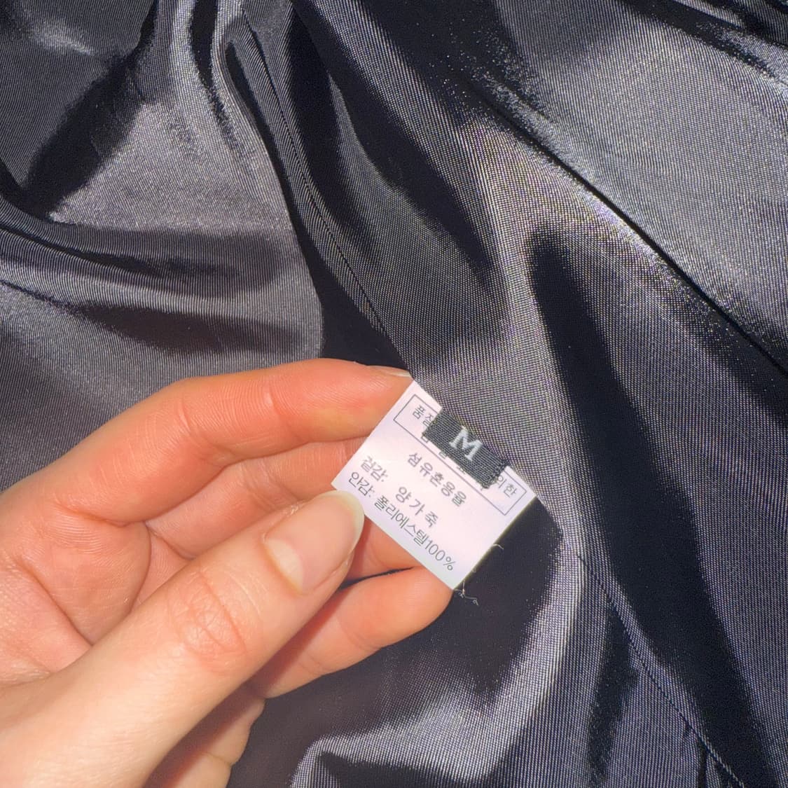 [vtg] black lambskin leather jacket 상품이미지4