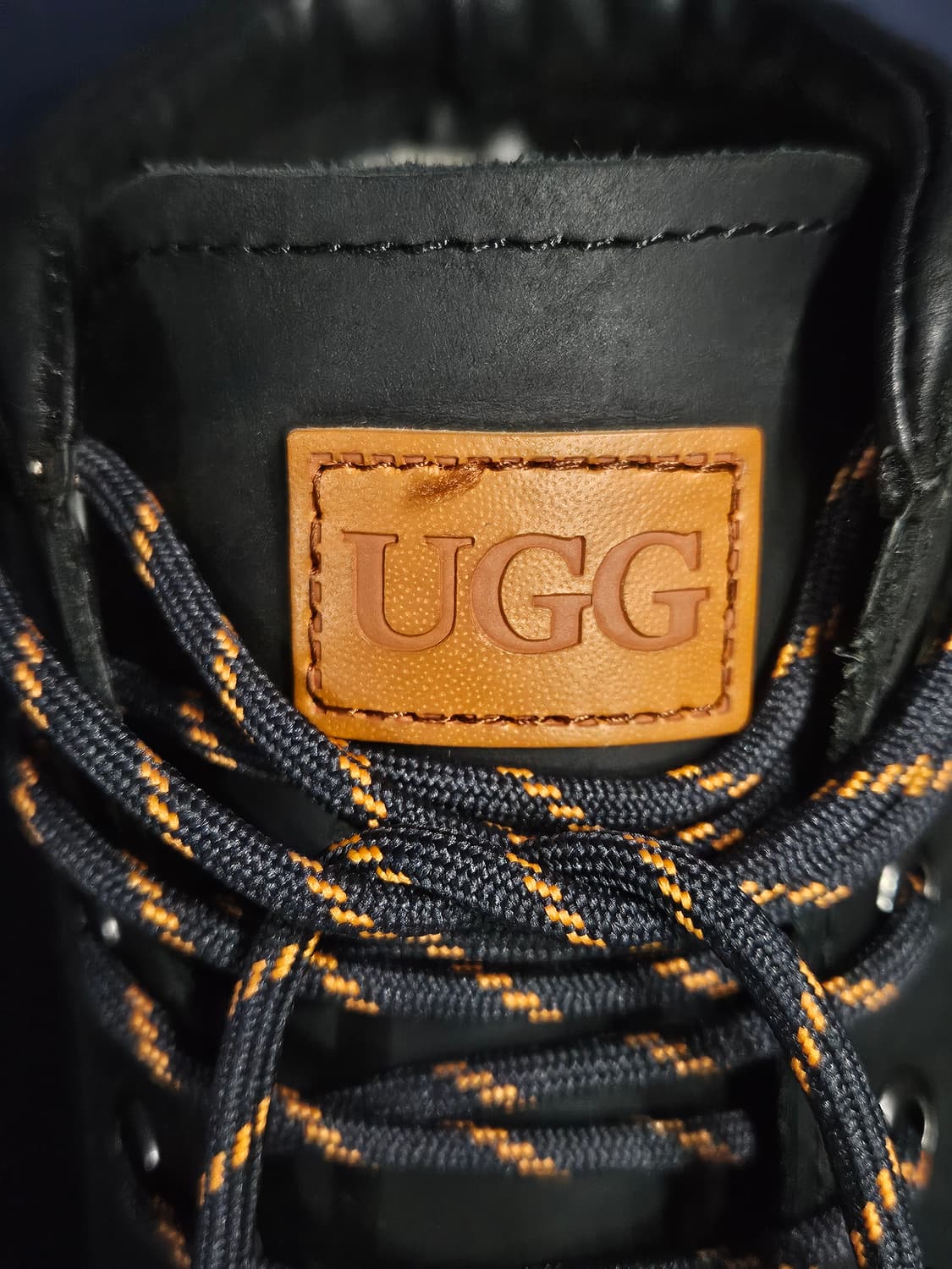 UGG 블랙차콜컬러 남성 260 양모 워커 부츠  상품이미지4