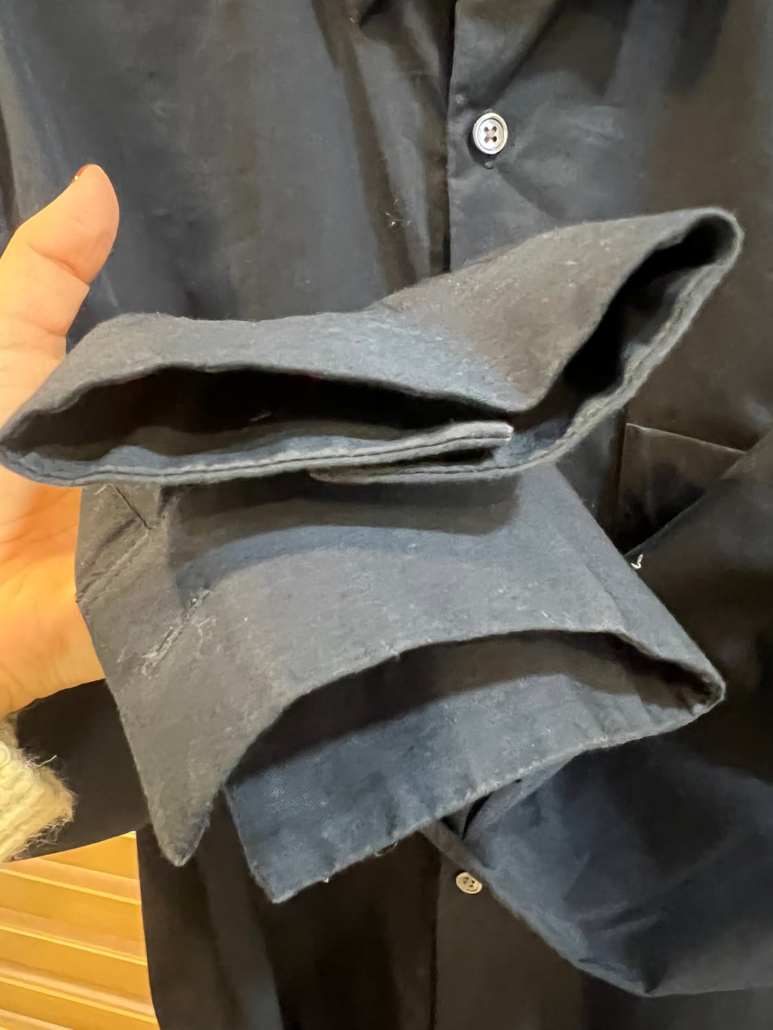 띠어리 남성 다크네이비 코튼긴팔셔츠

 상품이미지4