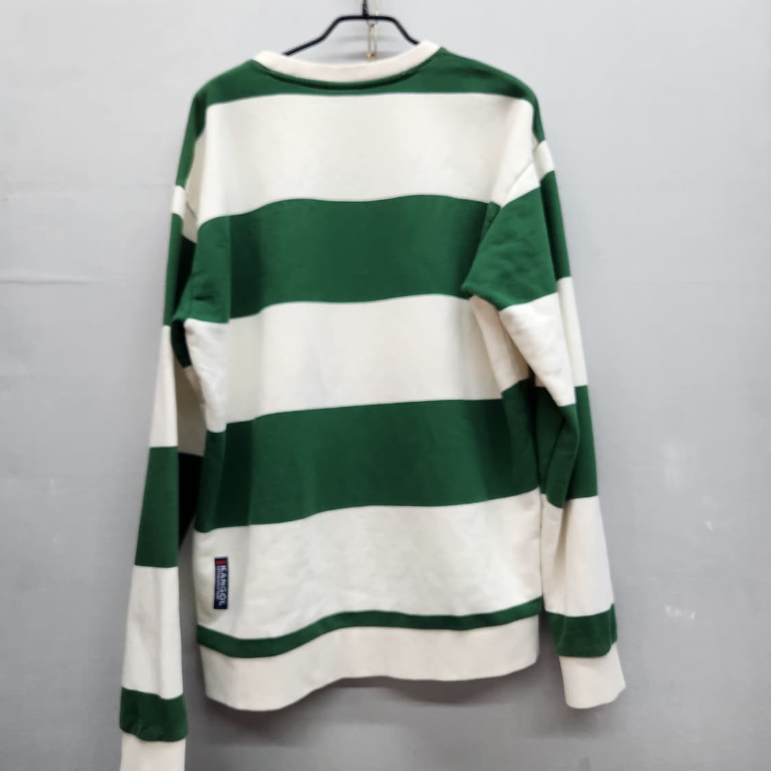 캉골 로고 스트라이프 럭비티 오버핏 맨투맨 S(XL) 상품이미지4