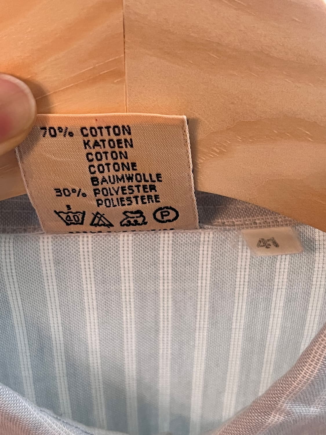 Levi’s 80‘s 스트라이프 반팔셔츠 / made in Israel 상품이미지4
