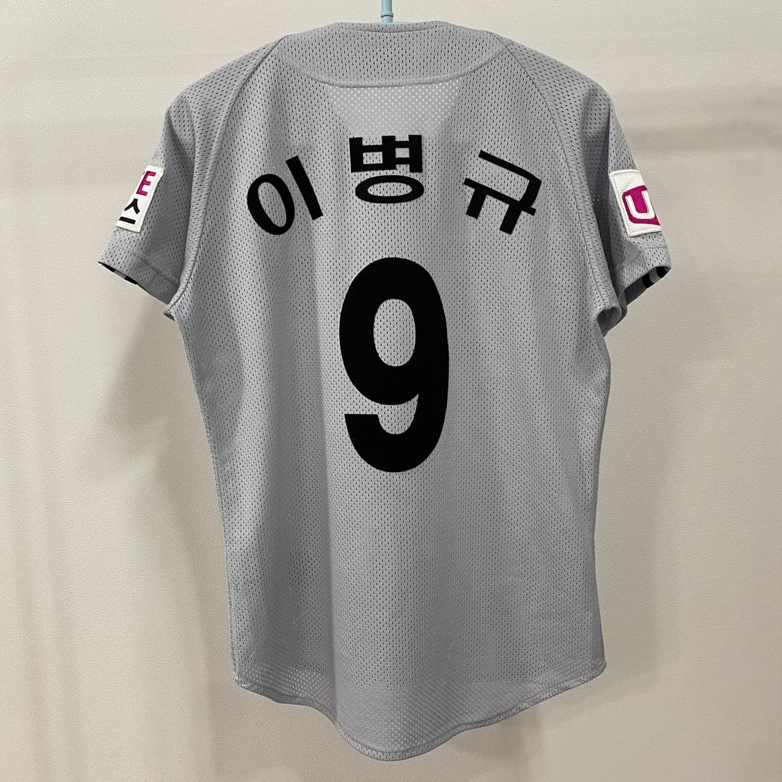 LG트윈스 헤지스 이병규 마킹 그레이 유니폼 상품이미지2