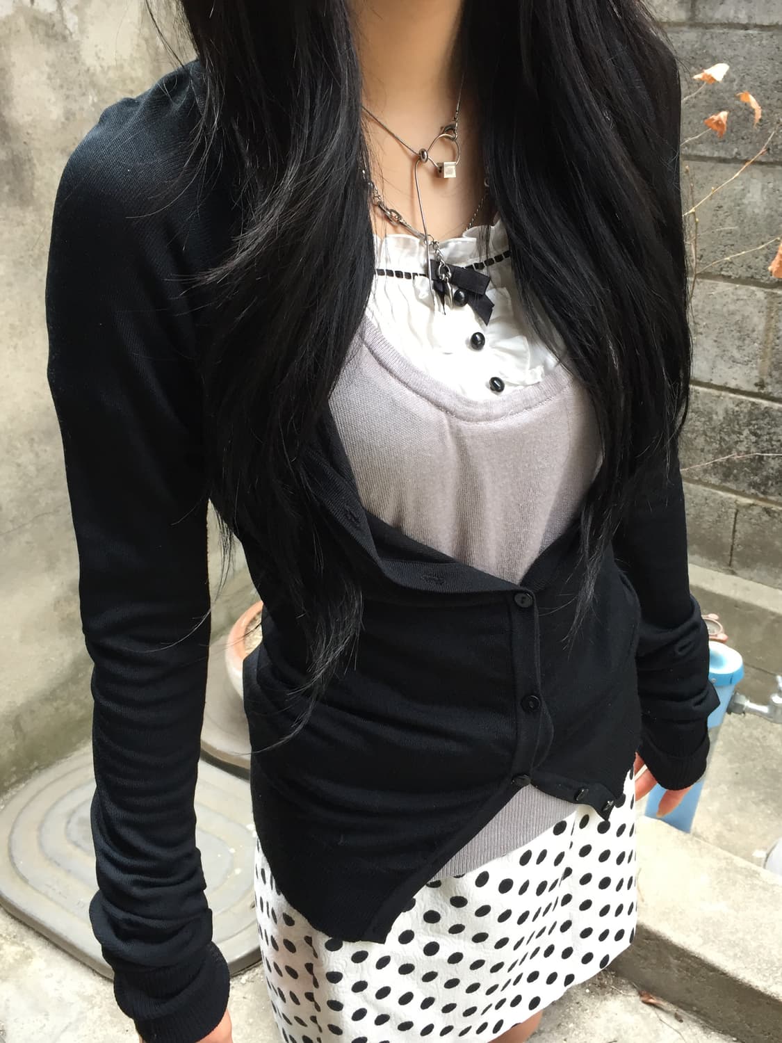 빈티지 도트 코디세트 상품이미지2