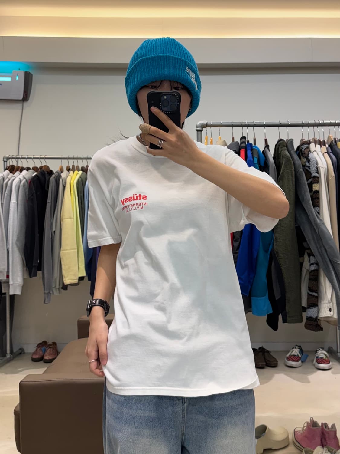 스투시 윈드플라워 티셔츠 상품이미지7