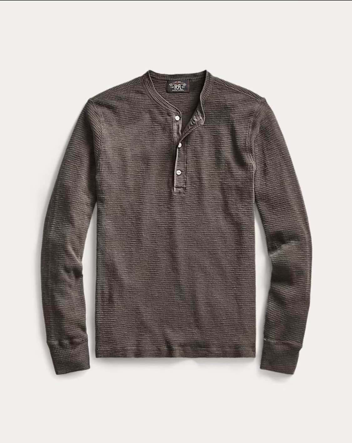 RRL 와플 니트 헨리 셔츠 상품이미지1