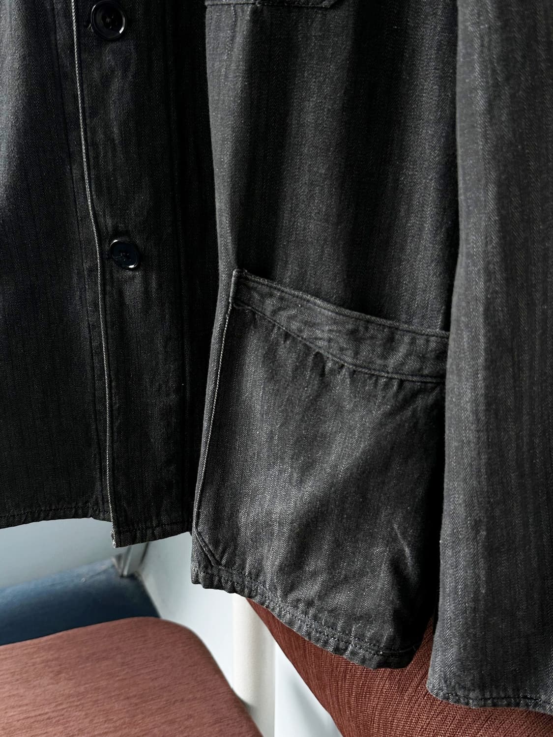 Herringbone pattern design single jacket 상품이미지7