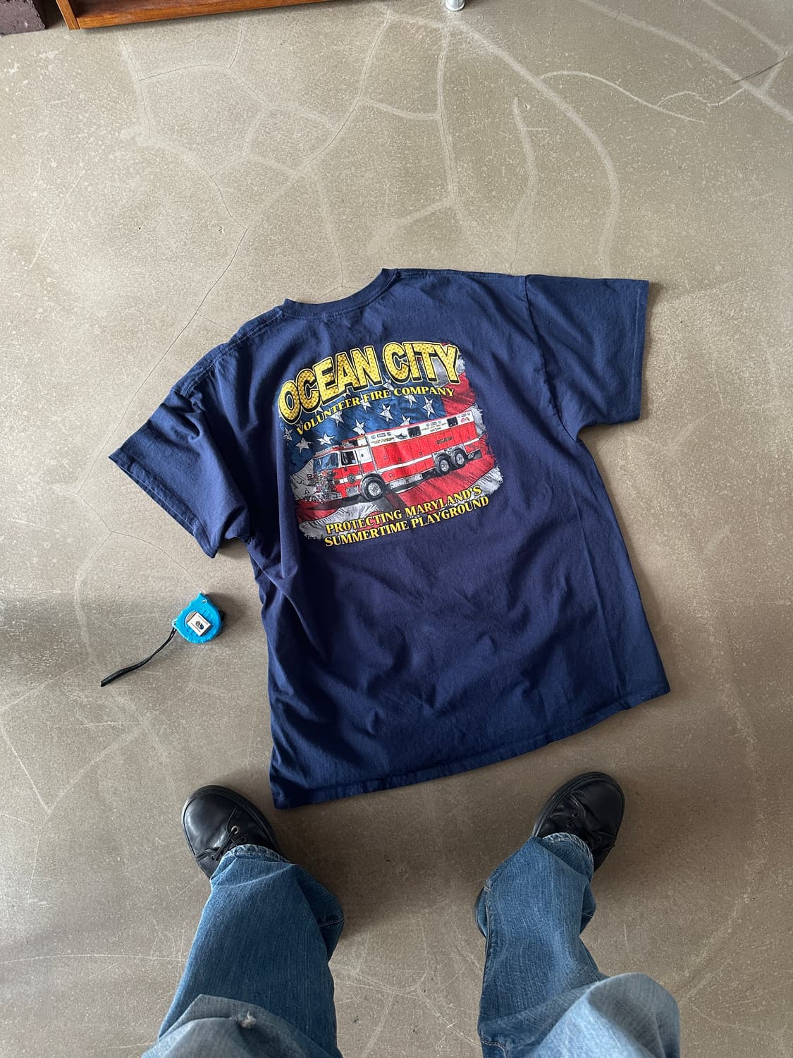 오션시티 파이어 컴퍼니 그래픽 티셔츠 상품이미지1