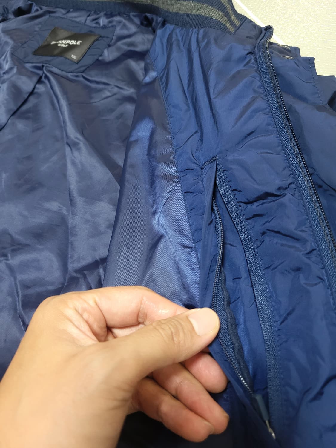 빈폴 골프 나일론 집업 자켓 네이비 100 상품이미지7