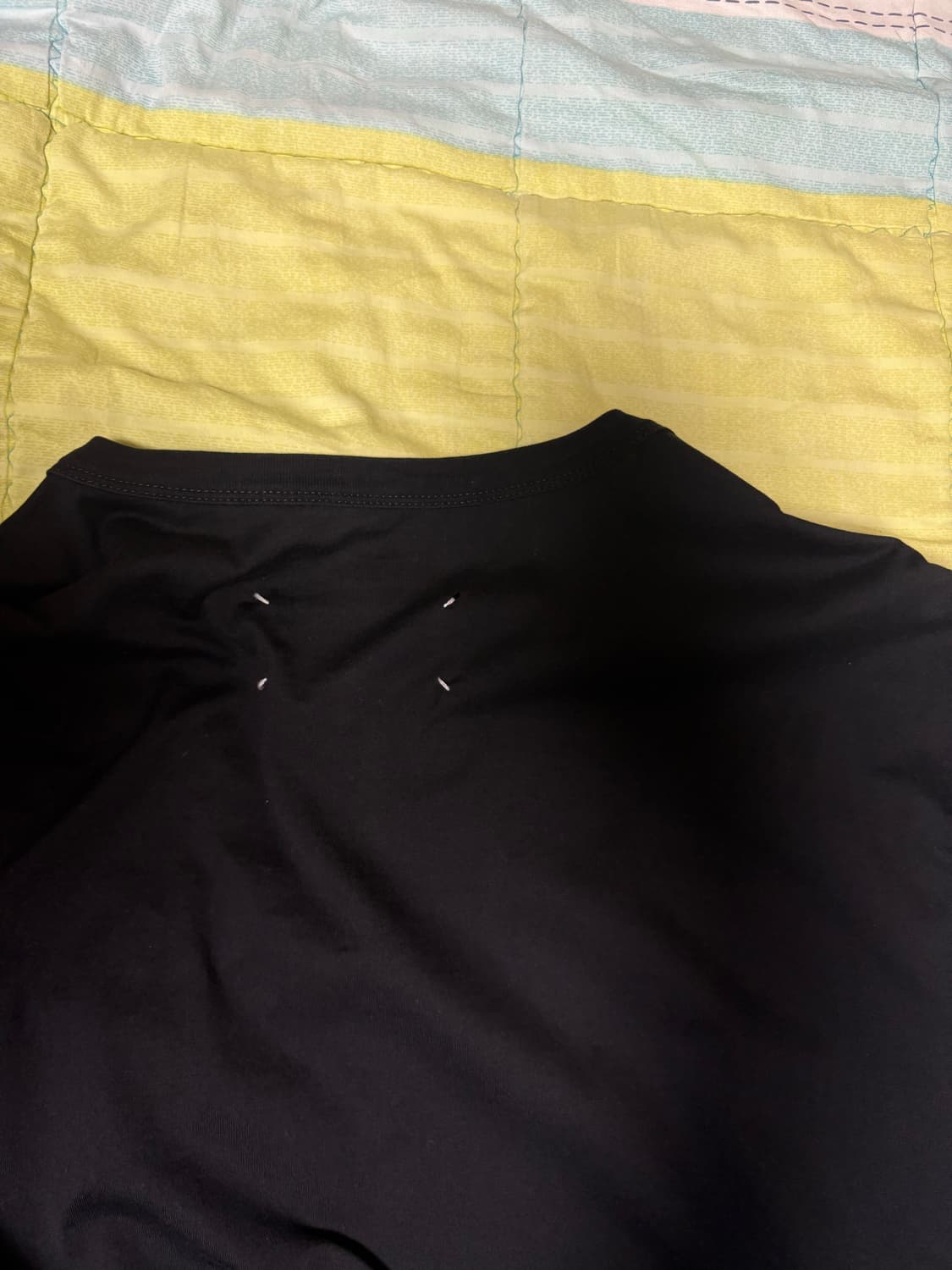 메종 마르지엘라 티셔츠 블랙 상품이미지6