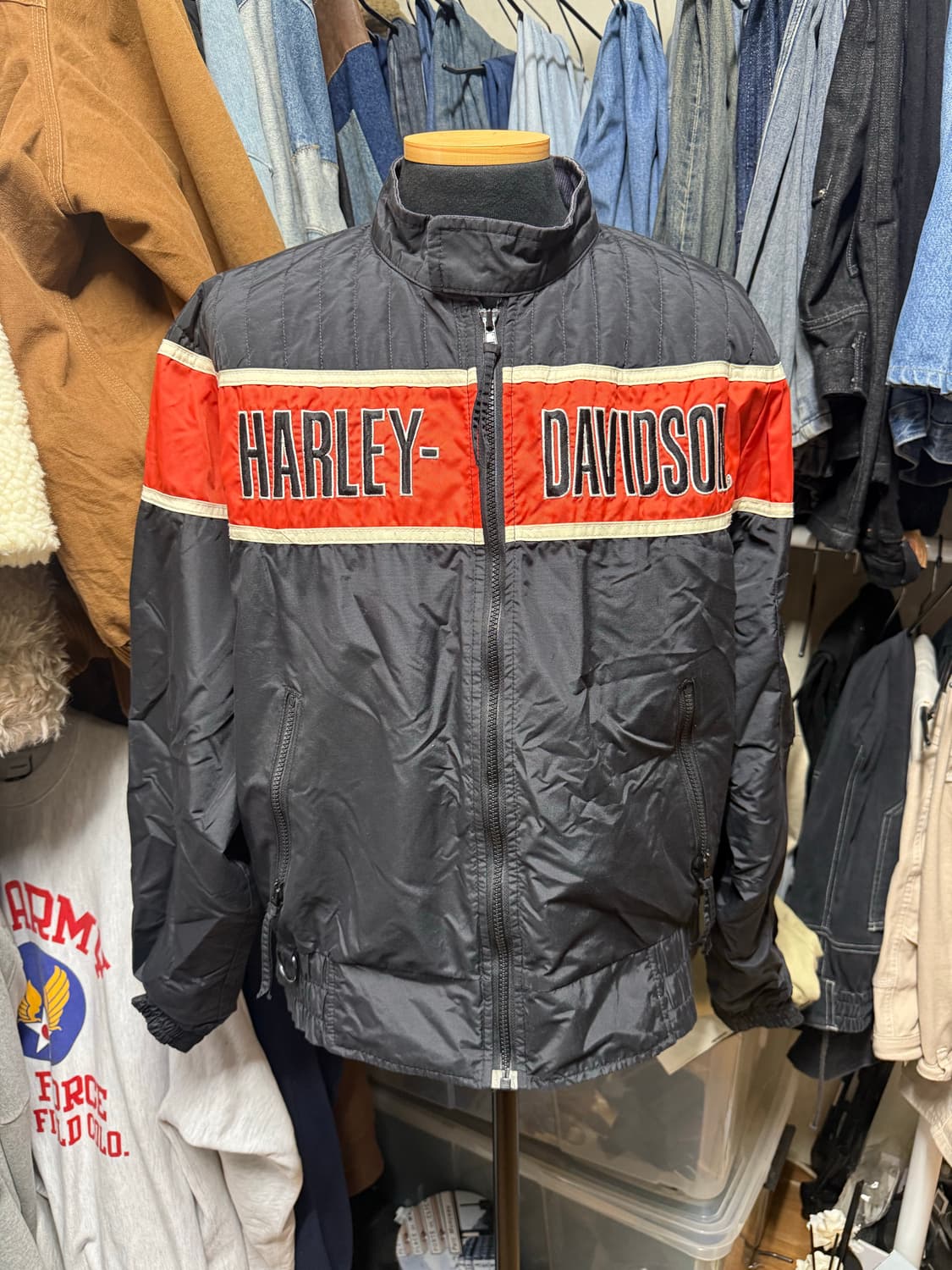 [M] 할리 데이비슨 레이싱 나일론 자켓 상품이미지1