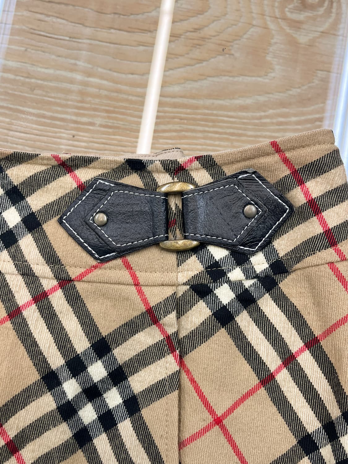 버버리 노바 체크 울 스커트 상품이미지4