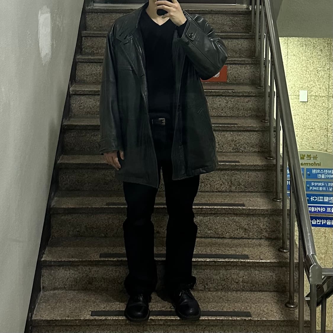 빈티지 디올 레더 카코트 L 상품이미지10