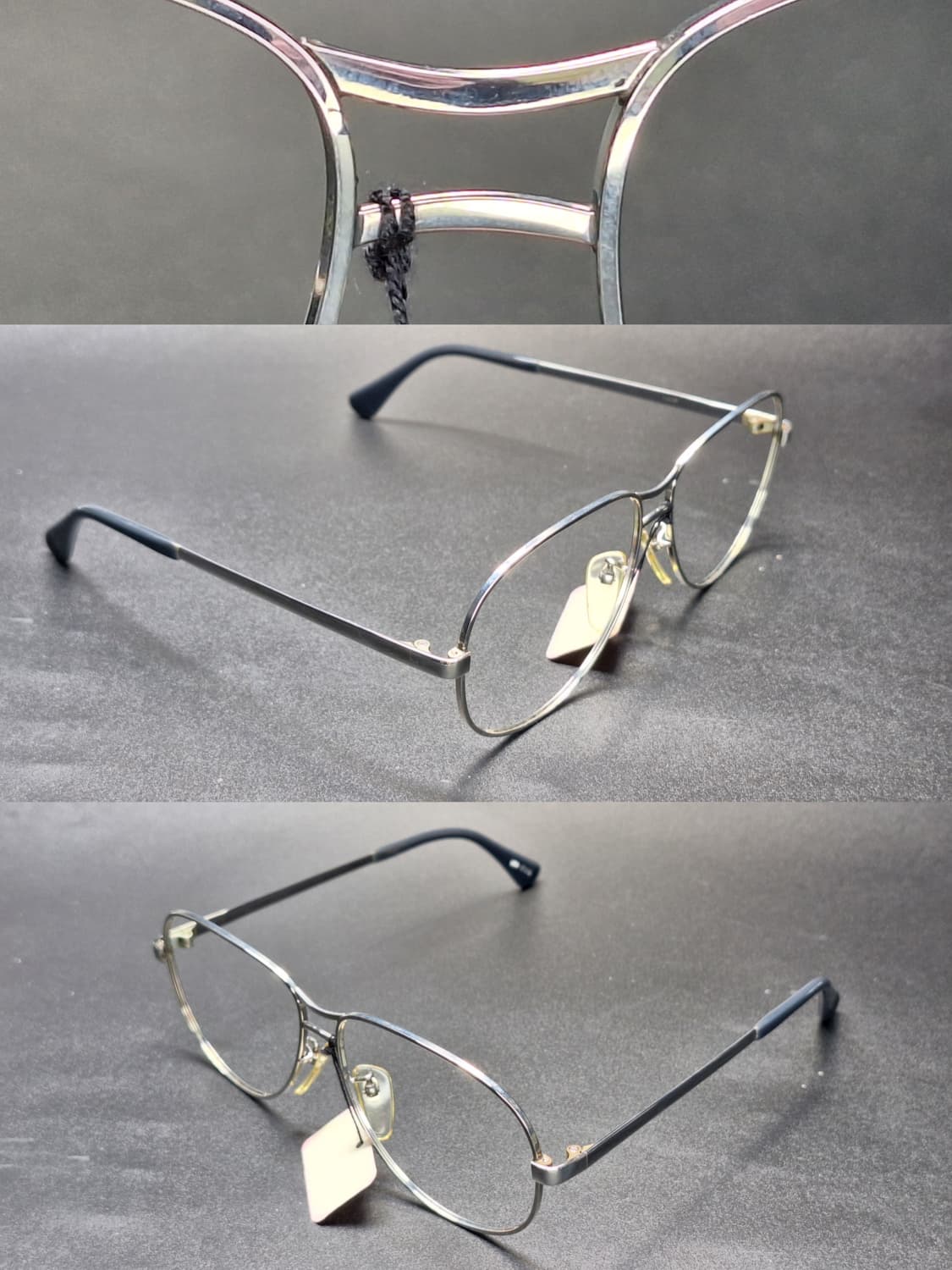 80s 일본제 빈티지 데드스톡 미사용/56mm 안경테 No-844 STP 상품이미지8